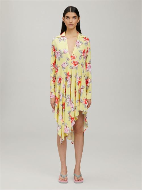 Printed dress PALM ANGELS | PWDB139S22FAB002.1801